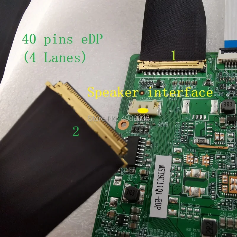 Набор драйверов для дисплея 4K typeC one line pass hdmi40 pins eDP 4 полосы 3840X2160 | Компьютеры и