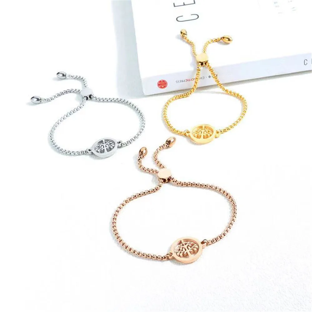 Нишевый дизайн Титановый стальной браслет женский персонализированный модный