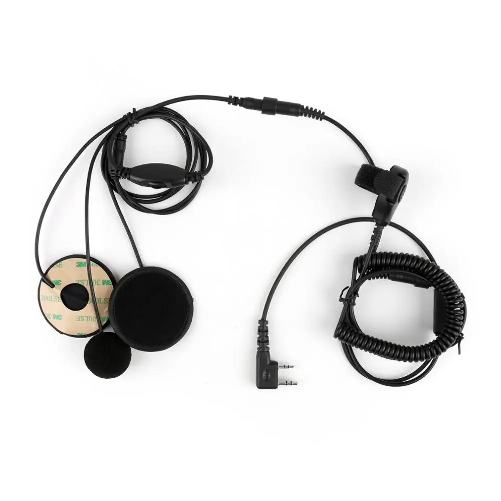 Artudatech 5 шт. 2 контактная гарнитура для мотоциклетного шлема с регулируемой