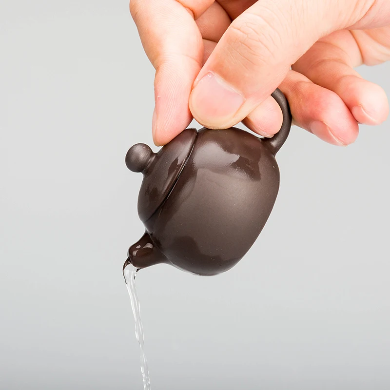 Мини-чайник ручной работы китайский фильтр для отверстий в шариках перевернутый