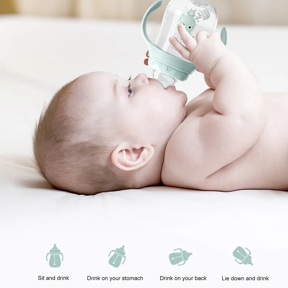 Бутылочки для младенцев чашка питья бутылочка кормления с широким уровнем