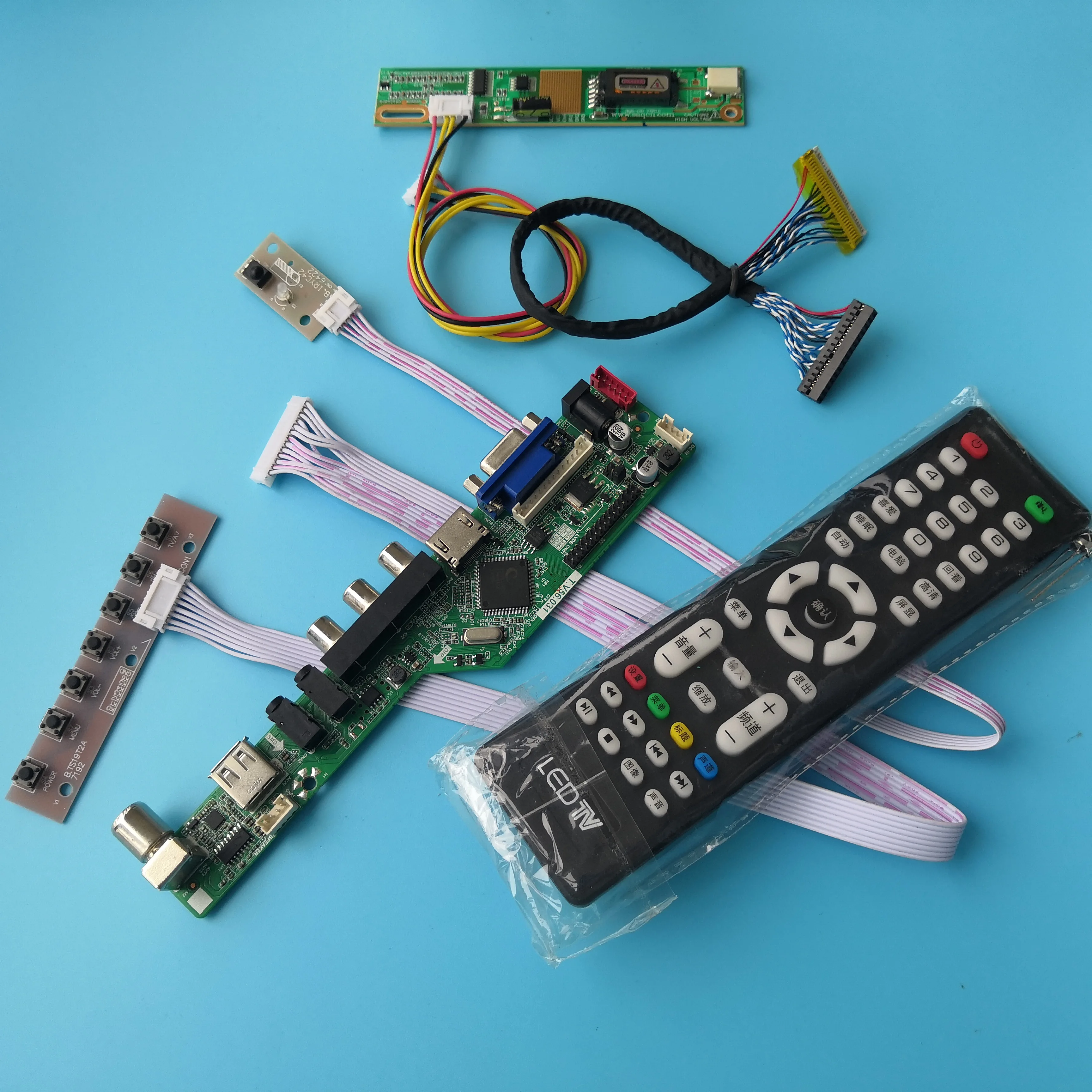 

for N150X3 -L09 Digital Signal Controller USB Module Driver Board 30pin 1 lamps 15" VGA AV TV New 1024X768
