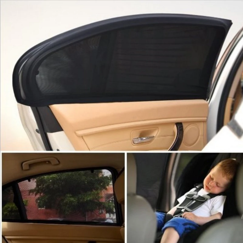 2-piece car window cover UV protection curtain Sunscreen Window protector accessories for most cars rear side | Автомобили и