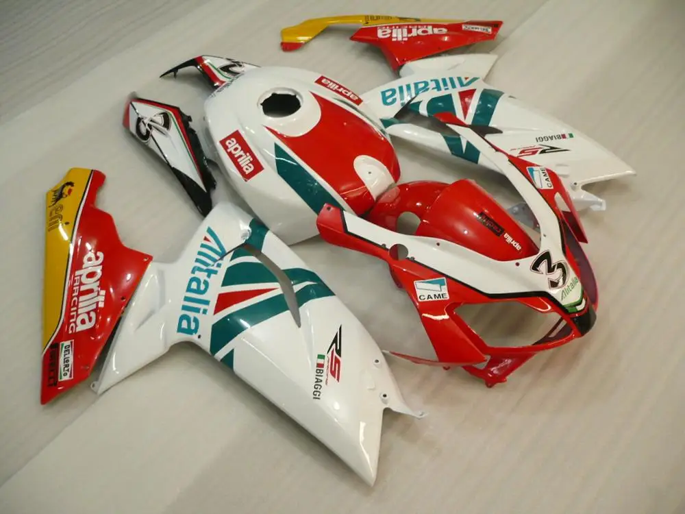 Набор обтекателей для кузова APRILIA RS4 125 2006 2007 2008 2009 2010 2011 RS 125|Полные комплекты
