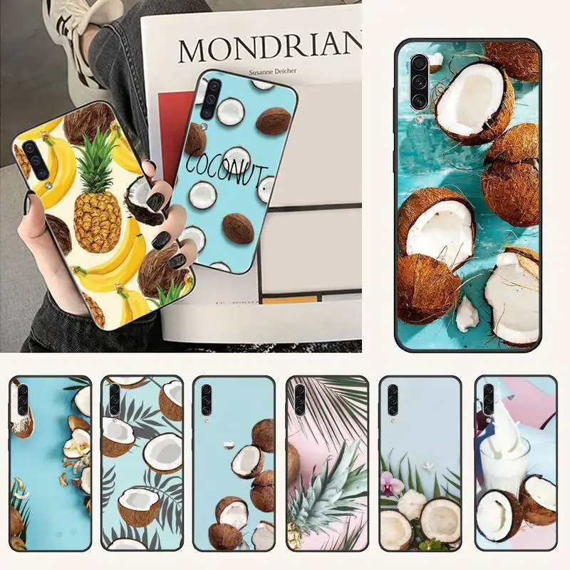 

summer cool coconut Phone Case For Samsung galaxy A S note 10 12 20 32 40 50 51 52 70 71 72 21 fe s ultra plus