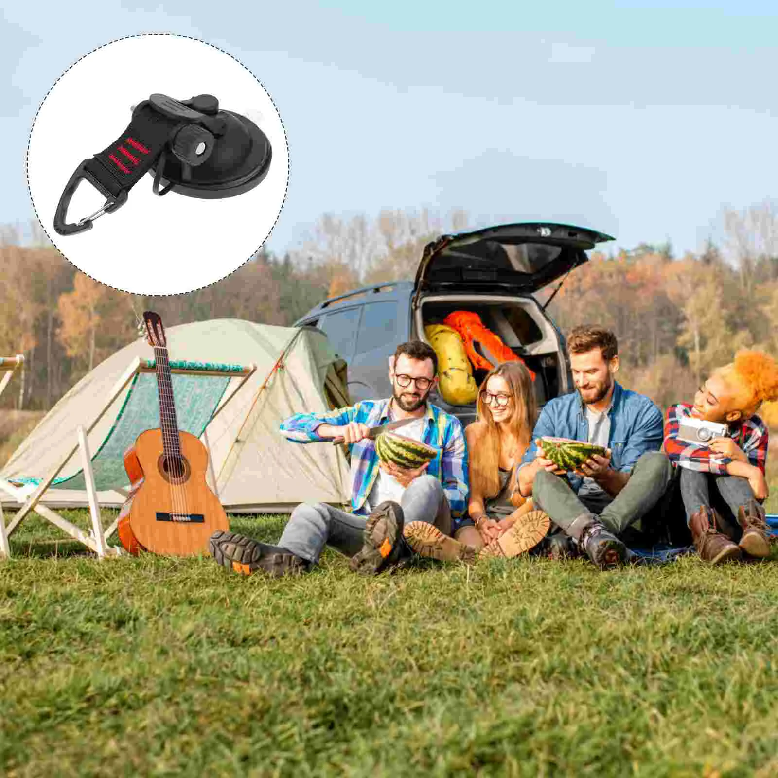 

1Pc Heavy Duty Suction Cup Hook Car Camping Tie Down Suction Cup with Hook