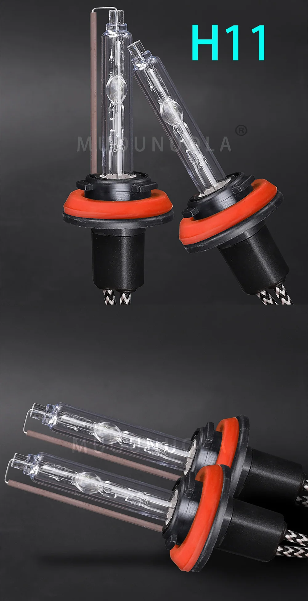 2 шт 12 В 55 Вт ксеноновая лампа H7 HID конверсионный комплект H1 H3 H11 H7 9005 9006 9012 H4 Лампа для автомобильных фар 4300k 5500K 8000K