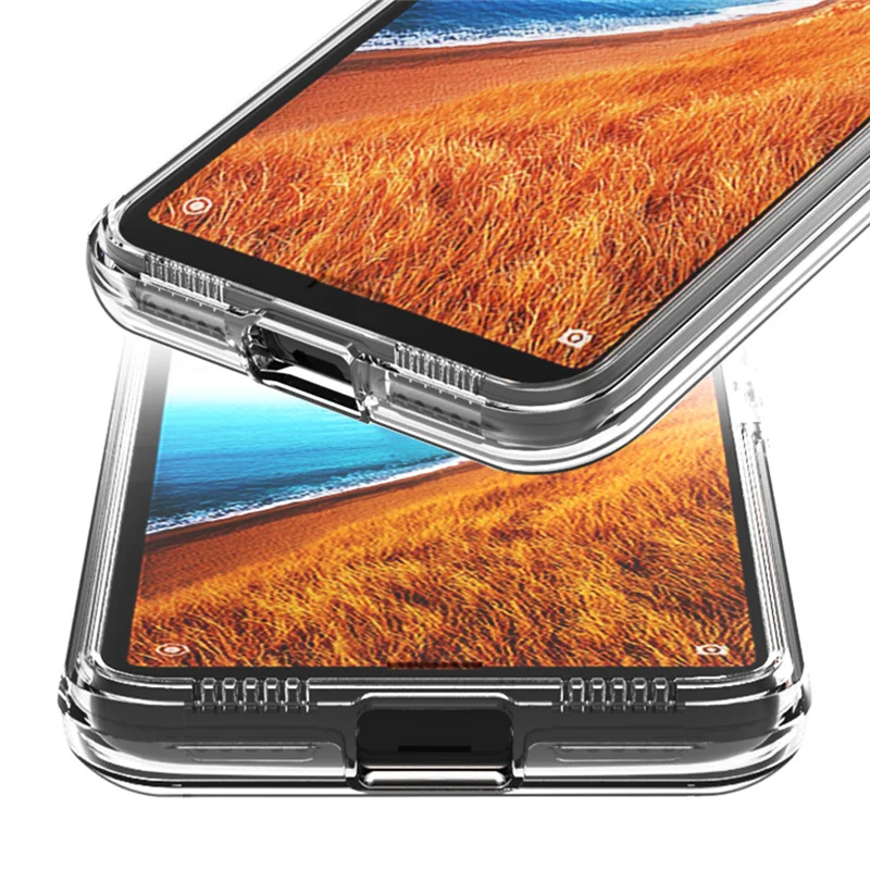 Ультратонкий прозрачный противоударный бампер силиконовый чехол для Xiaomi Redmi 7A Note