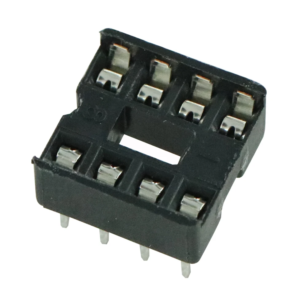 8pin DIP IC адаптер Тип припоя 8 Pin 100% оригинал 2 54 мм DIY 10 шт.|Запасные части| |