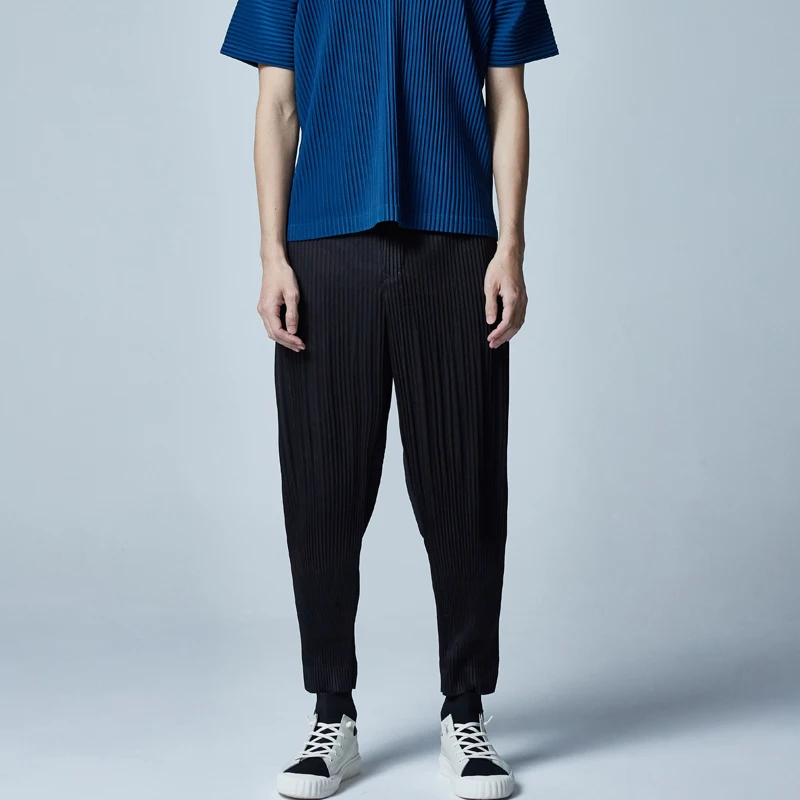 IEFB/Мужская одежда высококачественные плиссированные брюки для мужчин осень 2020
