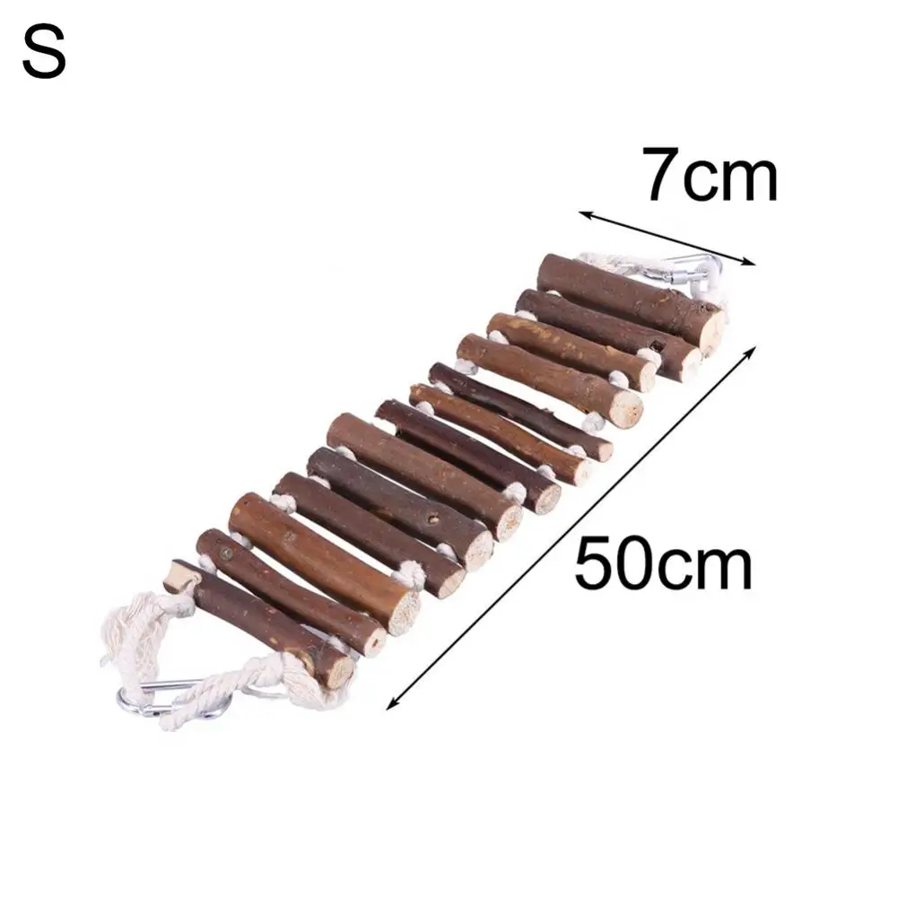 Деревянная веревочная лестница для домашних животных подвесной мост качели