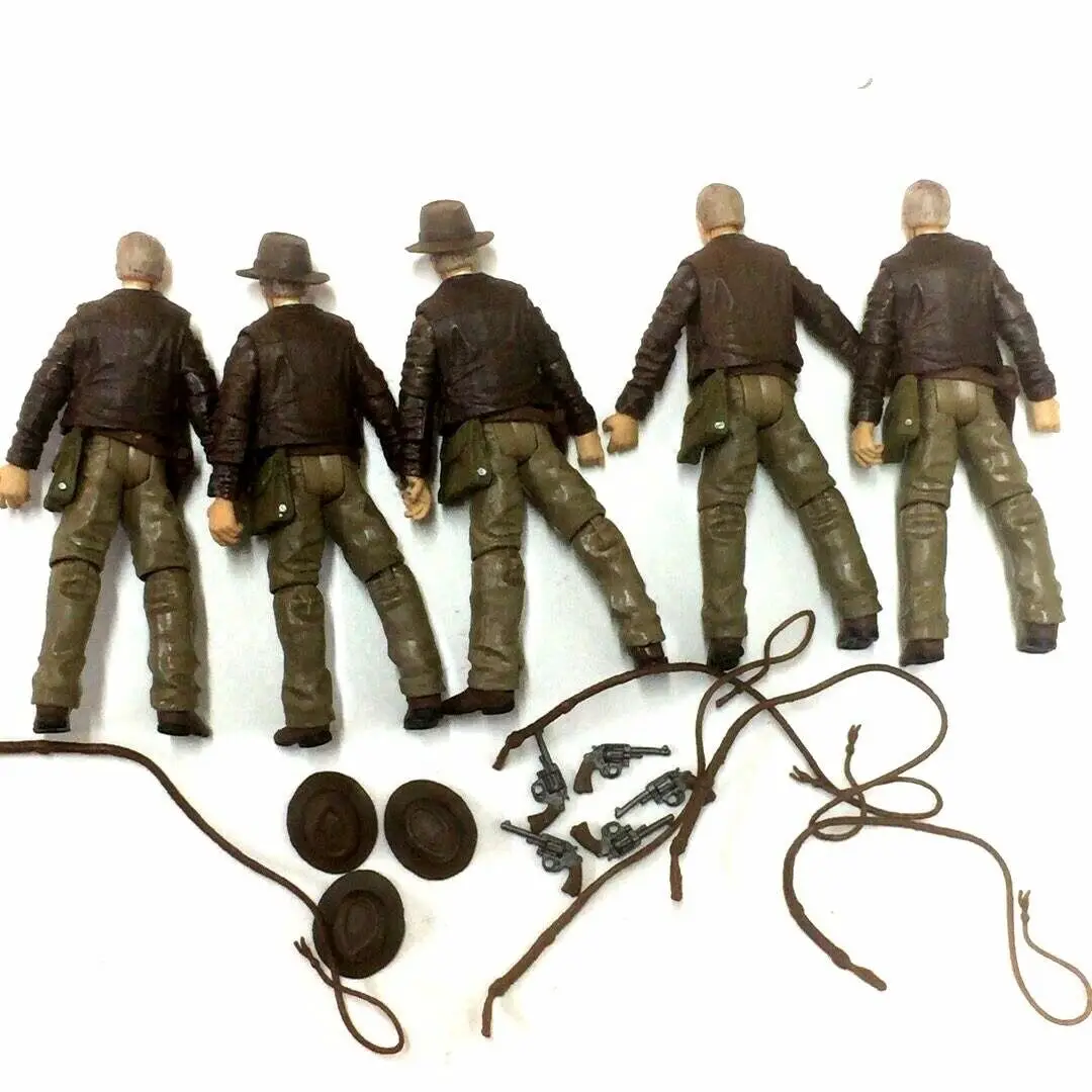 Игрушки из фильма Индиана Джонс 5 шт. экшн-фигурка со штыревым пистолетом съемная