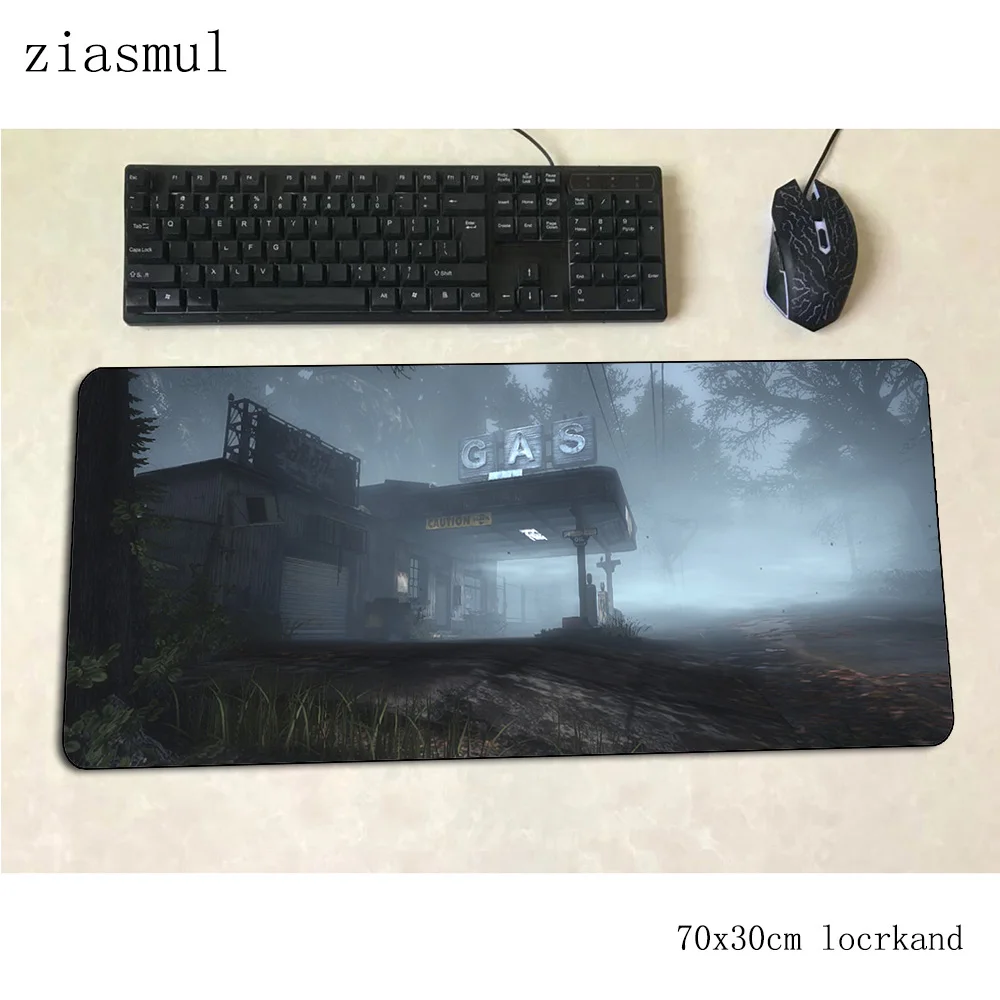 Игровой коврик для мыши silent hill 70x30 см компьютерный офиса ноутбука большой игры ПК