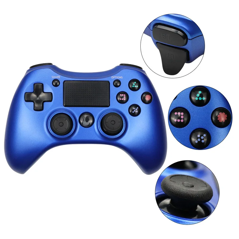 Горячая Bluetooth контроллер для PS4 игры контроллер для Playstation 4 двойной шок беспроводной джойстик для PS3 PC Joypad