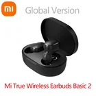 Глобальная версия Xiaomi Redmi Airdots 2 TWS беспроводные умные наушники 5,0 Mi True Wireless Earbuds Basic 2 Auto Link twсей061ls