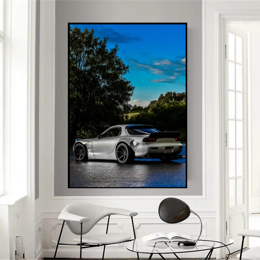 RX 7 автомобильный салон красоты украшения дома wall art Печать высокой четкости