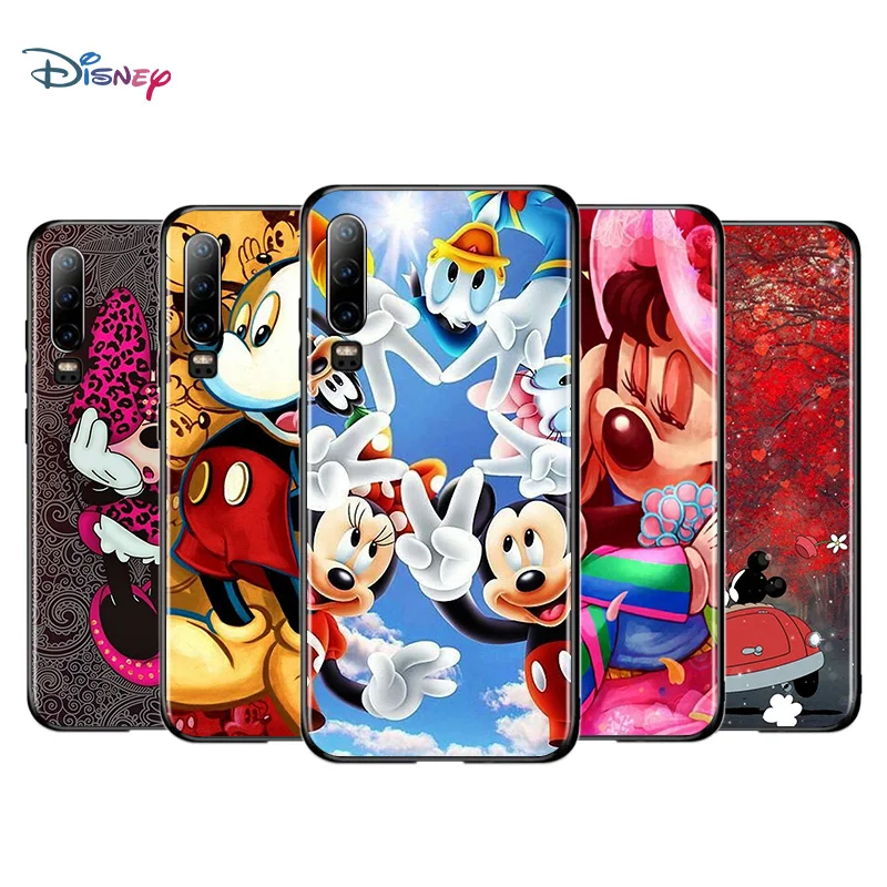 

Disney Cartoon Animation Cute Mickey Mouse For Huawei P50 P40 P30 P20 P10 P9 P8 Lite E Mini Pro Plus 5G TPU Silicone Phone Case