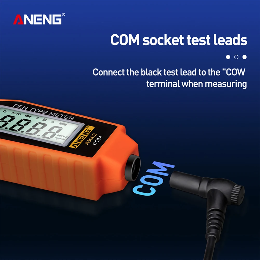 

Цифровой мультиметр ANENG A3002, Бесконтактный электрический ручной тестер 4000 отсчетов