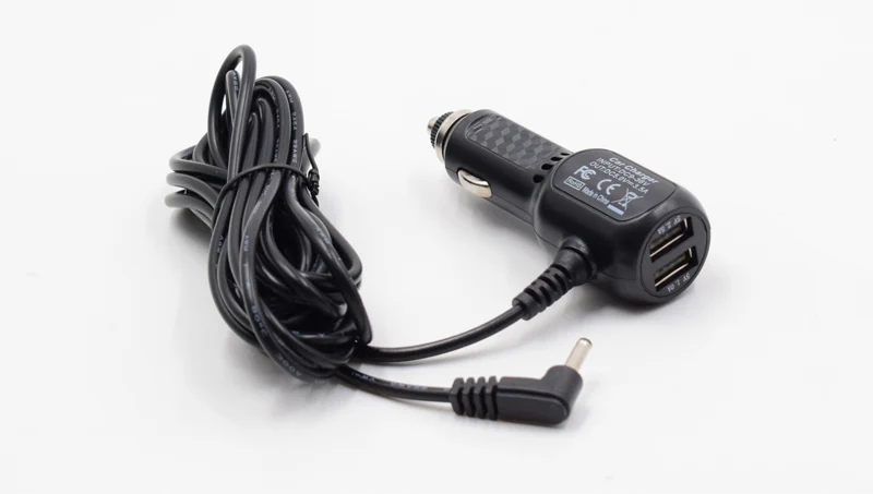 XCGaoon Диаметр 3,5 мм 12 В 3,5 а зарядный порт с 5 В А двойной USB Автомобильное зарядное устройство для автомобиля gps Радар детектор камера кабель м