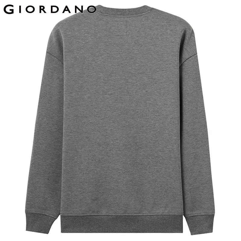 Giordano мужской джемпер из натурального хлопка вышивкой сделанной из двухсторонний ткани dreamers на груди, имеет круглый вырез под шею,а так же несколько цветовых решений