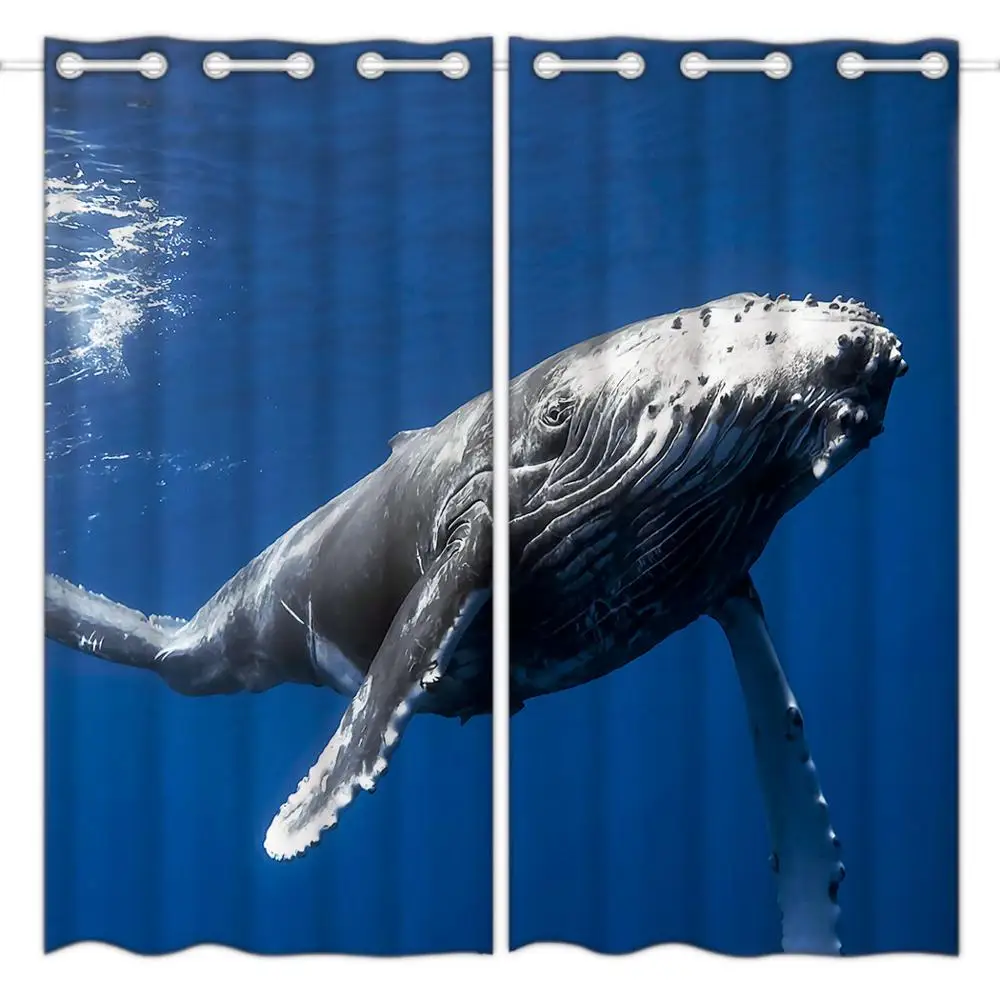 HommomH светонепроницаемые шторы (2 панели) Качественные тканевые для спальни