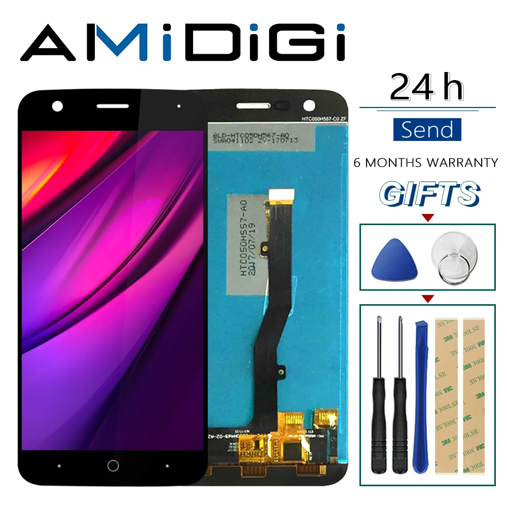ЖК дисплей и сенсорный экран в сборе для ZTE Blade V8 Lite запасные части аксессуары