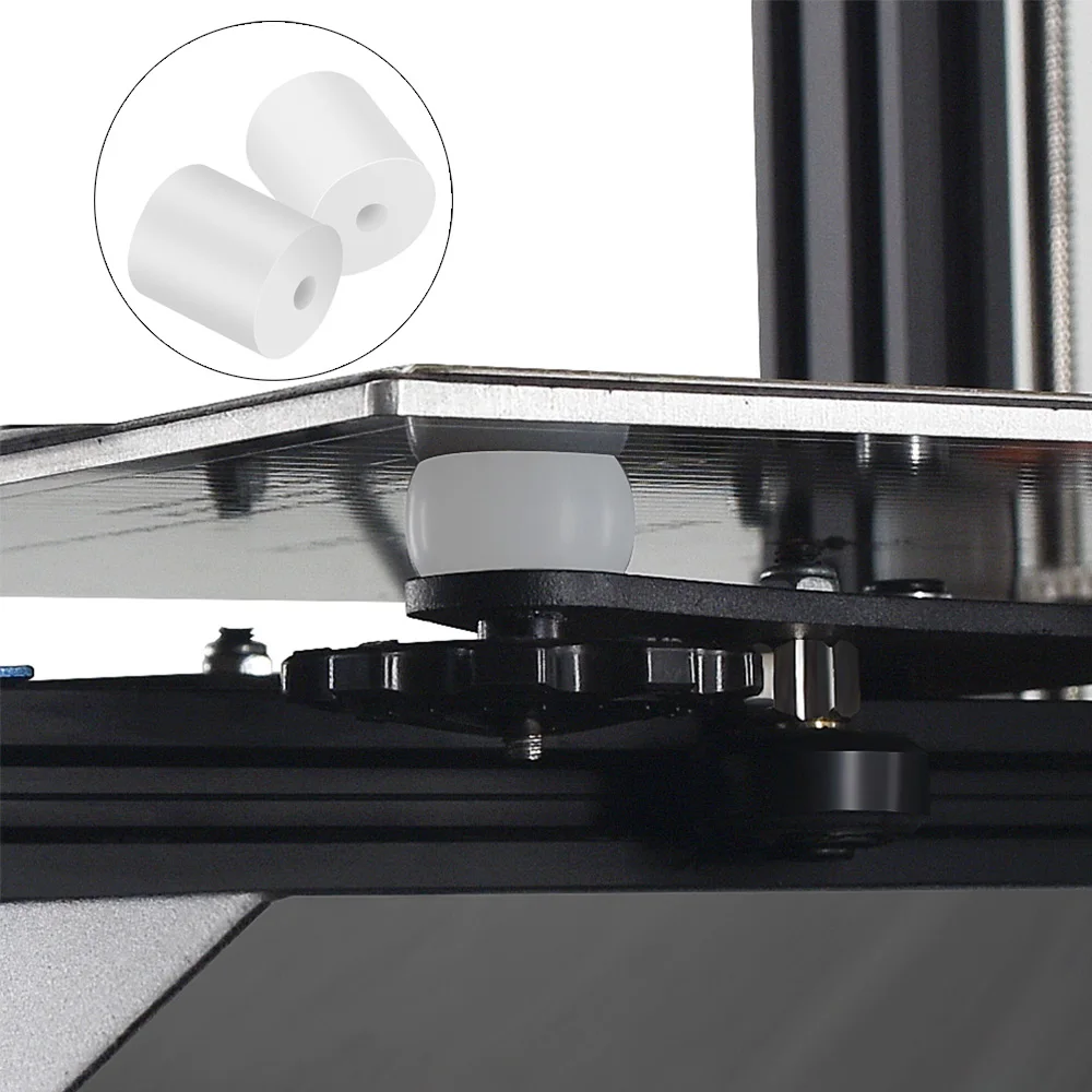 Высокотемпературная силиконовая однотонный спейсер для 3D-принтера CR-10/ CR10S Ender-3