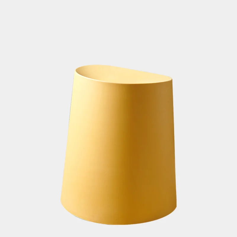 

Plastic stool thicker adult household fashion high stool creative bucket stool dining table Nordic stool