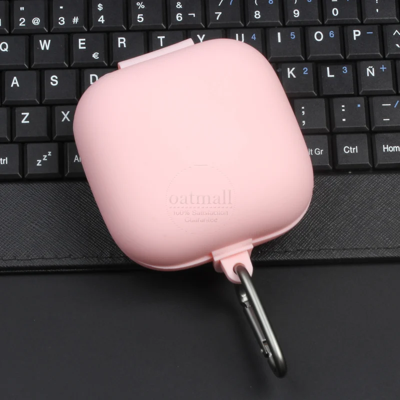 Pink Матовый Мягкий силикон для Apple Beats Powerbeats Pro Чехол для зарядки рукав беспроводные наушники защитные аксессуары для кожи - Цвет: Pink