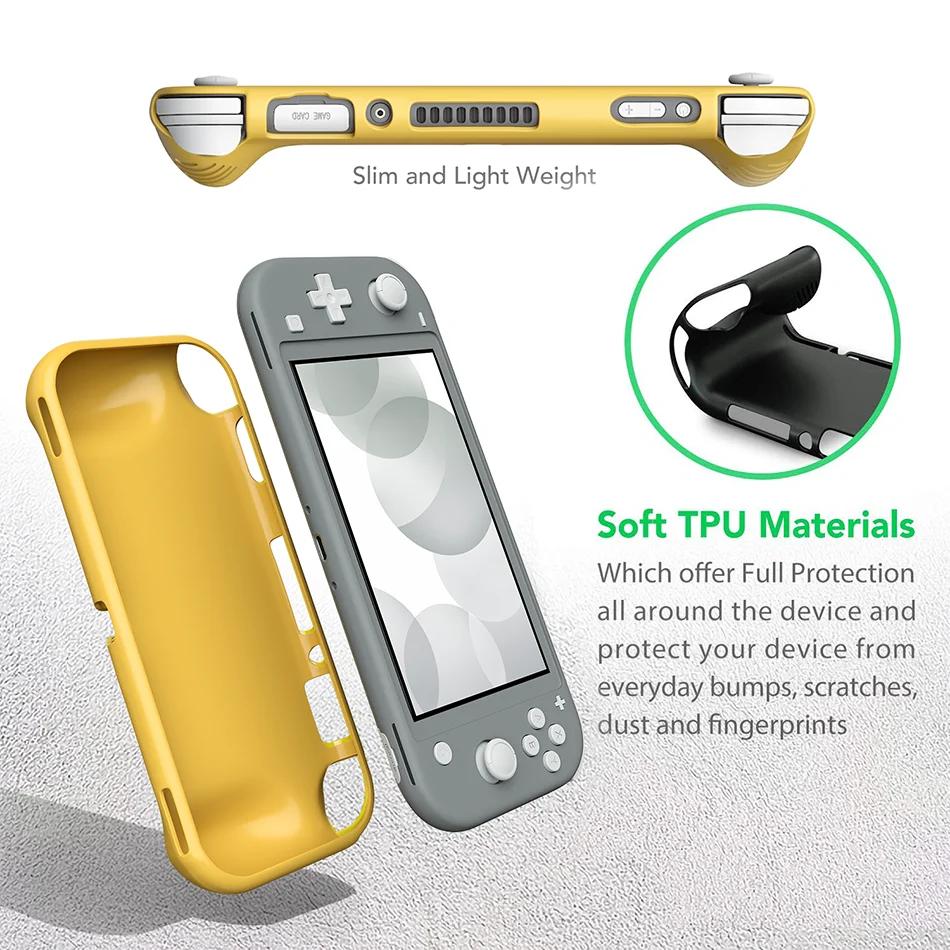 Чехол OIVO shand Switch Lite из закаленного стекла для защиты экрана, набор для Switch Lite, мягкий чехол из ТПУ, HD защита экрана