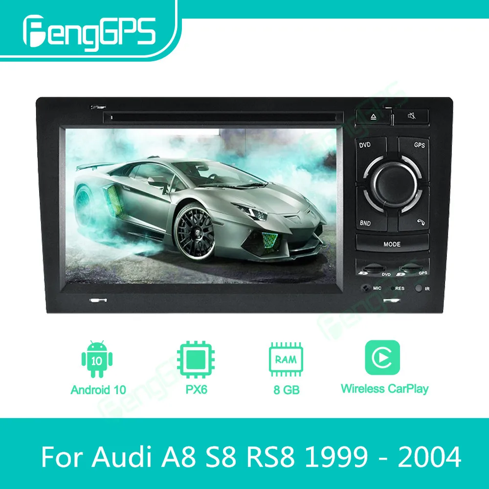 

Автомобильный мультимедийный плеер Android автомобильное радио для Audi A8 S8 RS8 1999 - 2004 Авторадио Стерео GPS Навигация экран DVD головное устройство