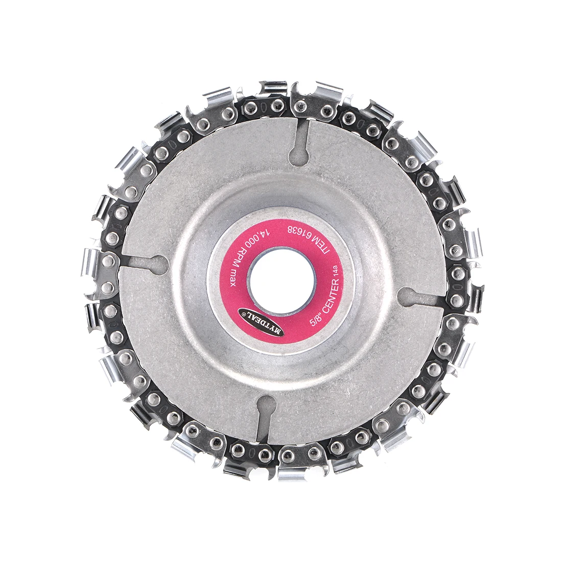 

uxcell 4-Inch Grinder Disc Chain Plate Wood Carving Disc 22 Teeth Circular Saw Blade for 100/115 mm Angle Grinder
