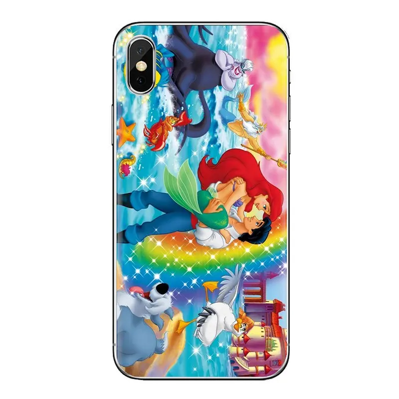 С рисунком Русалочки Ариэль и Эрик для htc U11 один M7 M8 A9 M9 M10 E9 Desire 630 530 626 628 816 820 Motorola G