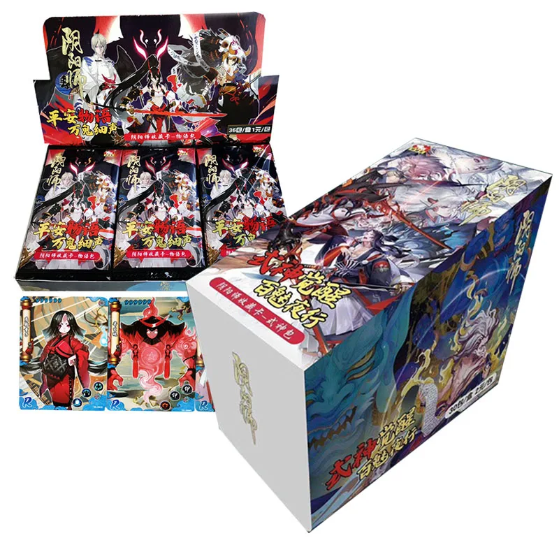 

Original Onmyoji Tcg Cartas Carte Games Card Size 6.2*8.7mm Children Birthday Gift Tcg Collection Cards Free Shipping