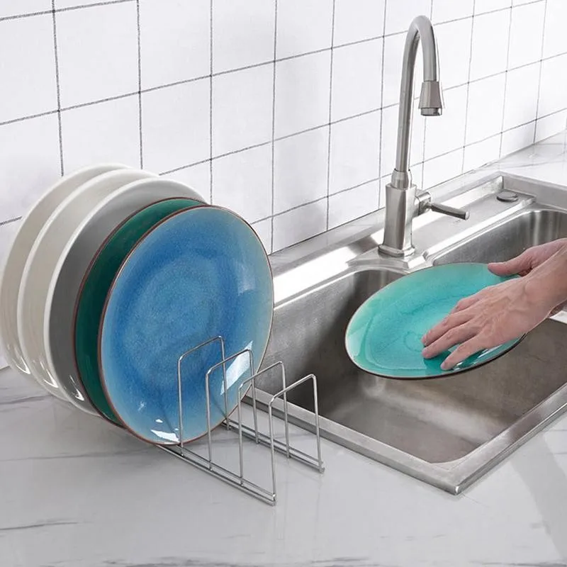 

Стальная подставка для посуды, держатель, кухонный органайзер, подставка для сушки посуды, аксессуары