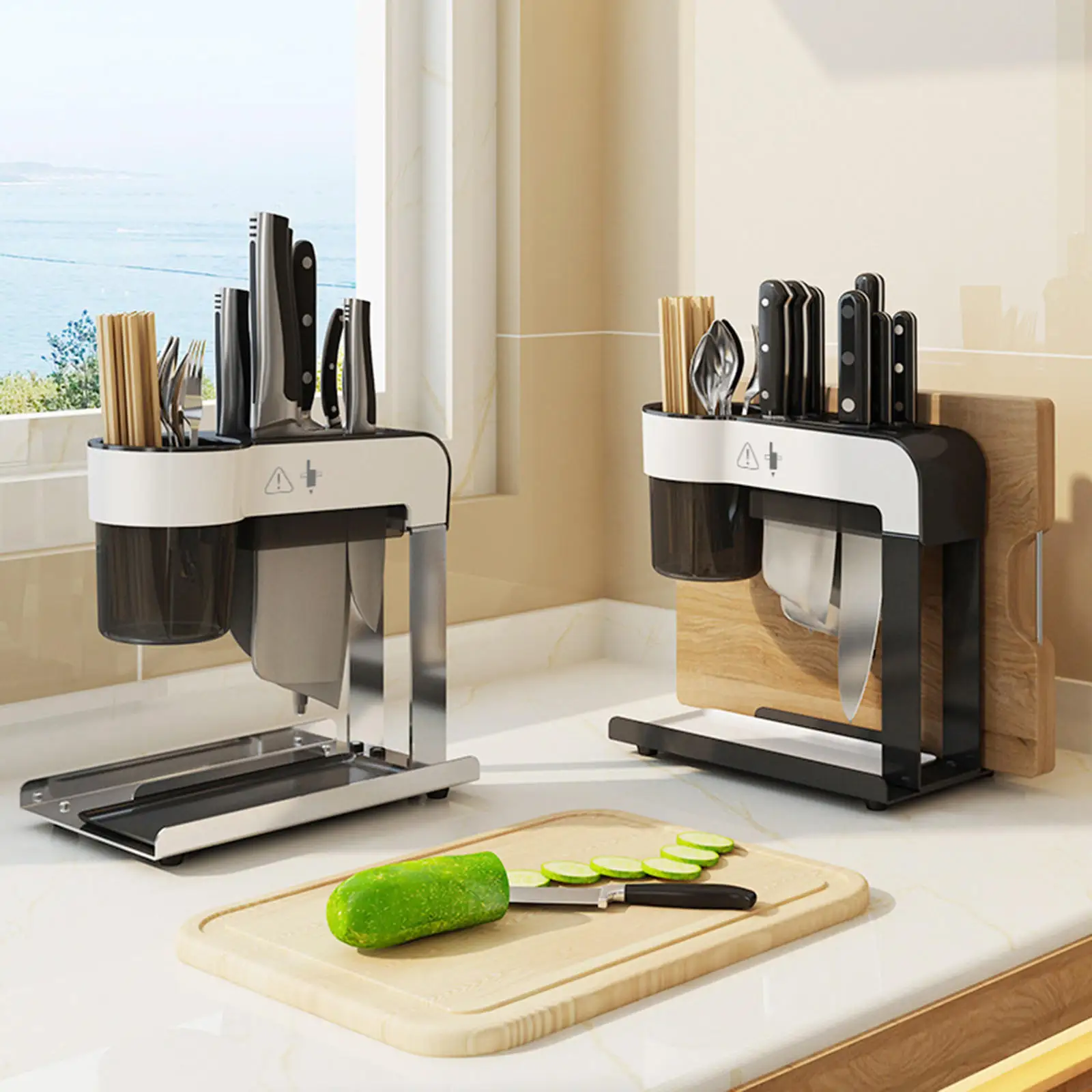 

Knife Holder Kitchenware Storage Kitchen Organizer for Kitchen Counter Countertop