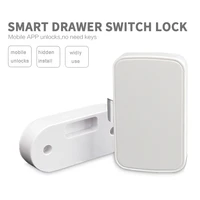 tuya app smart drawer lock lockless invisible automatic lock file cabinet lock wardrobe lock drawer switch remote key
