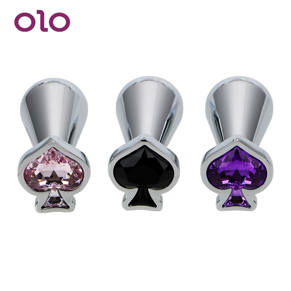 OLO Prostate Massager Jewelry Metal Butt Plug Anal Beads Toys Sex For Woman Men Gay Adult Products |