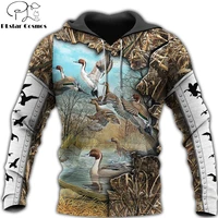 3d printed duck hunting animal hoodie harajuku sweatshirt streetwear autumn hoodies unisex casual jacket tracksuits kj0104