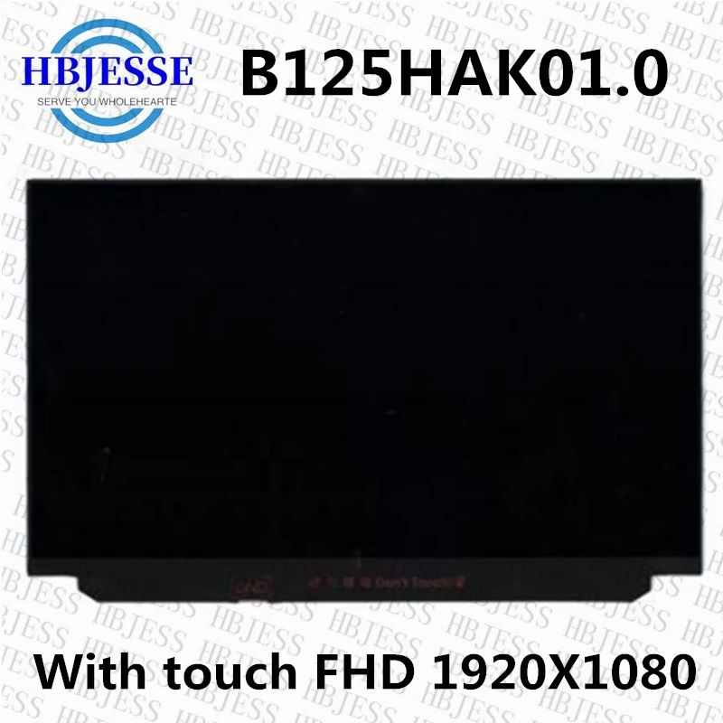 

12,5 "FHD ноутбук с ЖК-матрицей, сенсорный экран FHD, 40-контактный FRU 01YN108 01YN107 для Lenovo Thinkpad x270 X280 B125HAK01.0 R125NWF4 R2