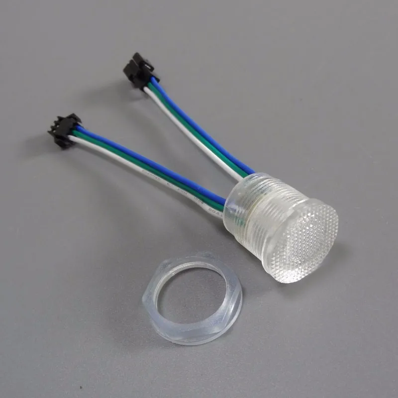 Светодиодный модуль с прозрачной/молочной крышкой 20 мм 5 в постоянного тока ws2811IC