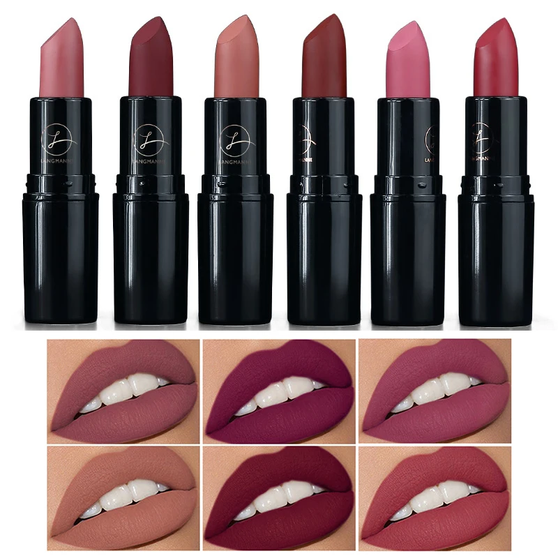 

New Waterproof Matte Lipstick Velvet Glossy Lip Gloss Sexy Red Lip Tint 21 Colors Women Fashion Makeup Maquiagem TSLM1