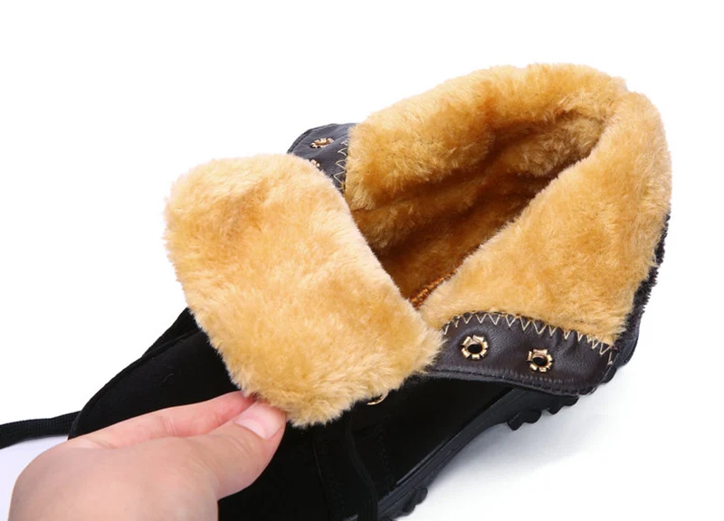 Женские ботинки новинка зимы 2020 хлопковая обувь для женщин среднего возраста