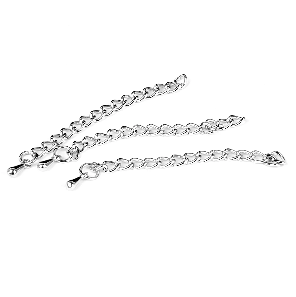 

2x 20 Adjustable Jewelry Necklace Chain Extender Extension