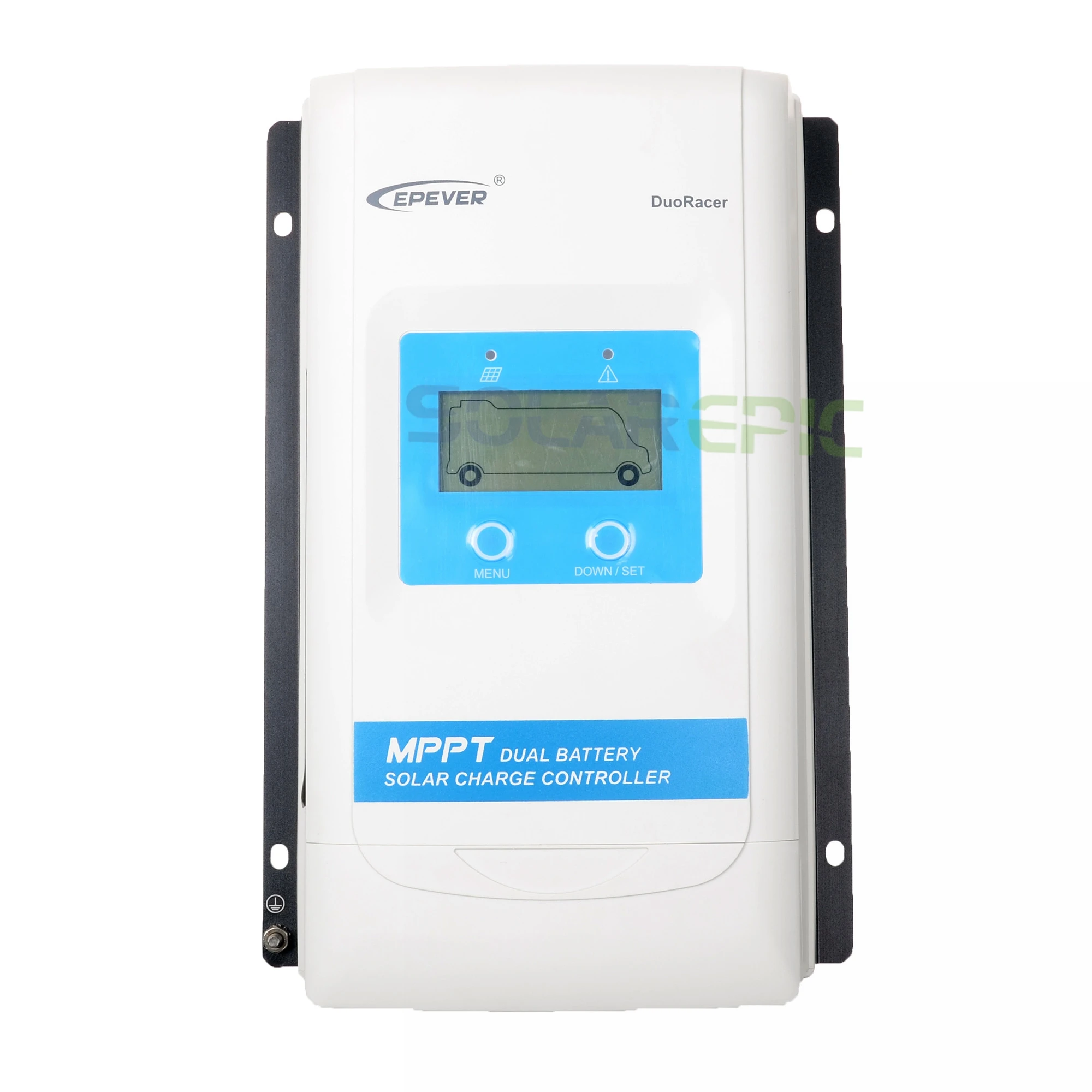 Epever 20A Двойной аккумулятор MPPT Солнечный контроллер Max PV 100V DuoRacer регулятор батареи