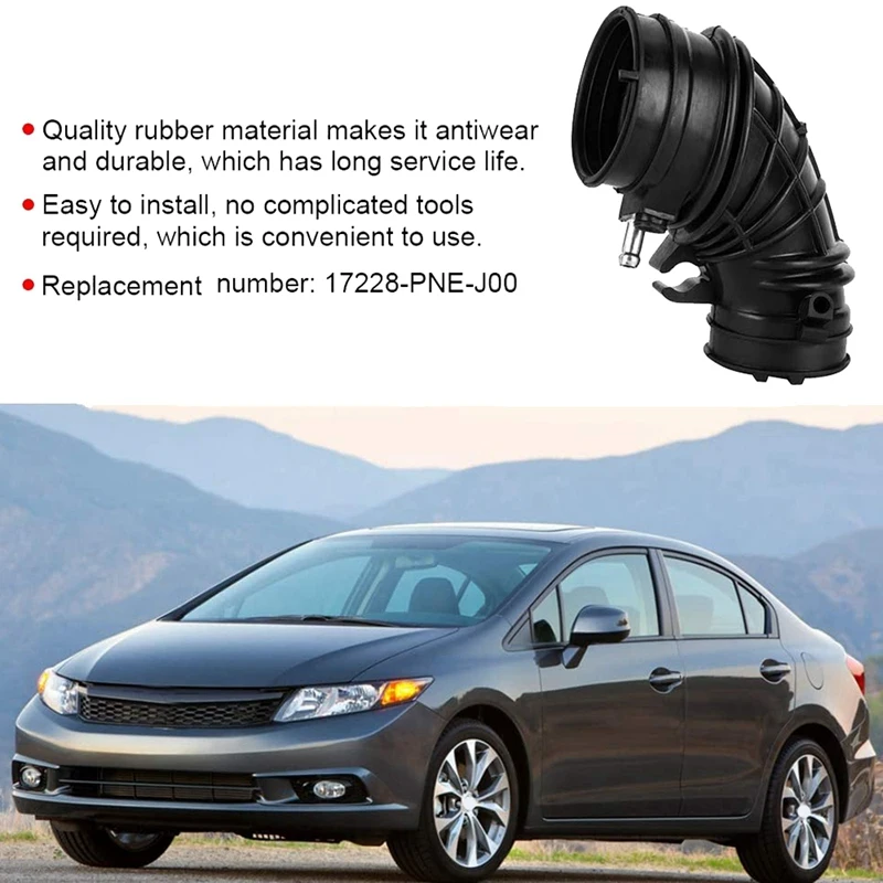 Воздушный шланг двигателя автомобиля для Honda Civic 2012 2013 2014 2015 17228-PNE-J00 17228PNEJ00 |