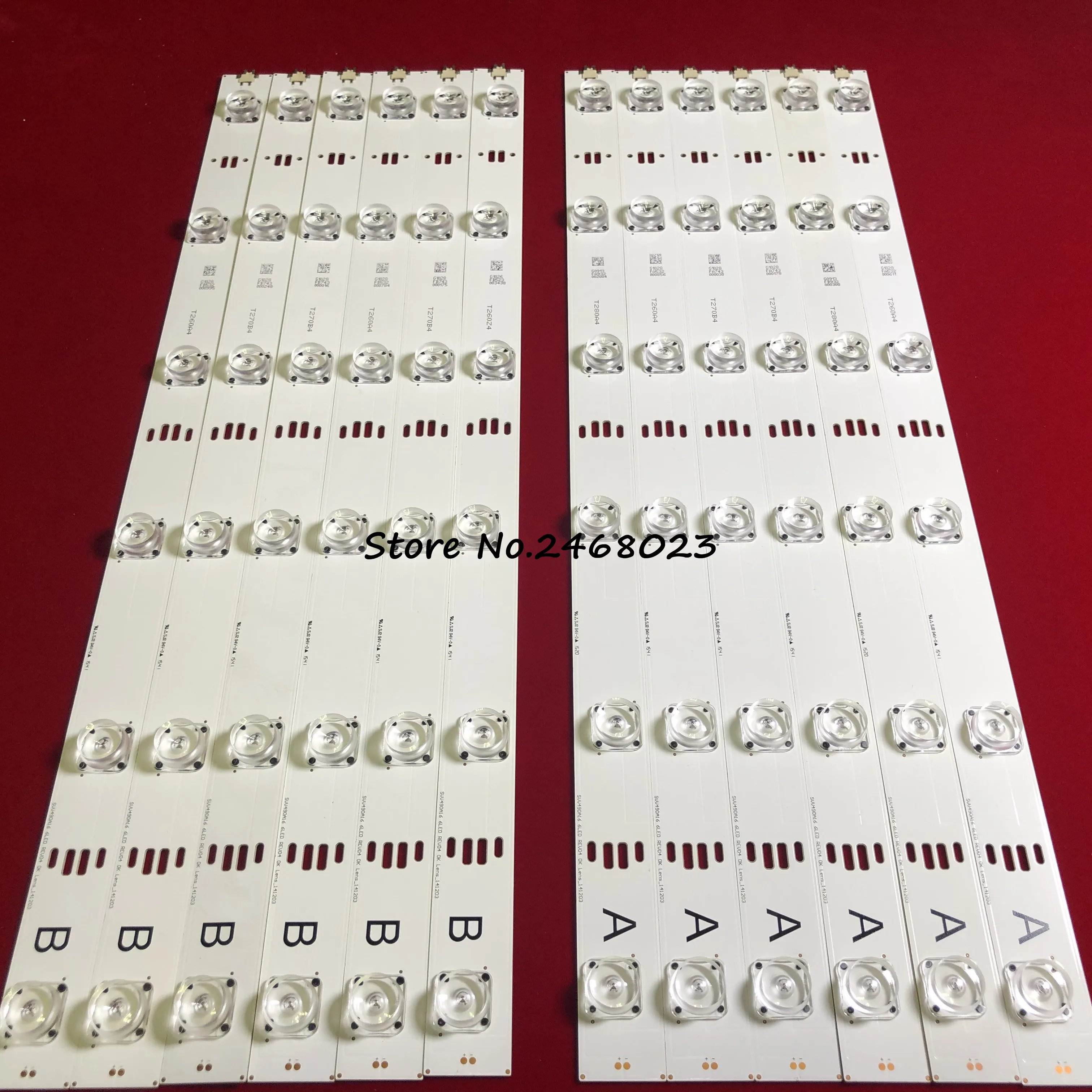 Фото Светодиодная подсветка телевизора для A49LB8477 B49LW8477 B49LB8477 ZBC60600-AA ZBD60600-AA SVV490A16 A B 49_athena_6x6+6x6_2121C_6S1P_NH_L R №3