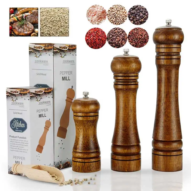 Измельчитель для перца из дуба многофункциональная Непористая легко моющаяся