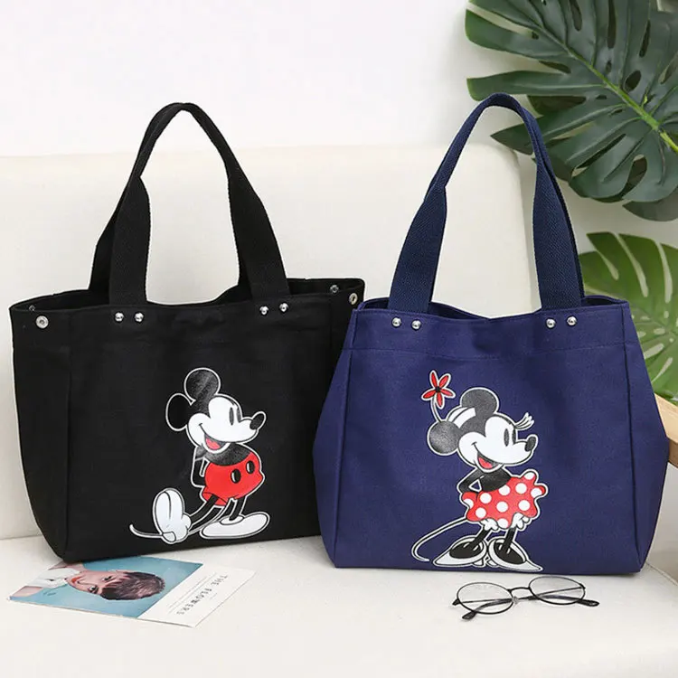 Мягкая обувь на высоком каблуке Ёмкость хозяйственная сумка Микки Сумка-мешок