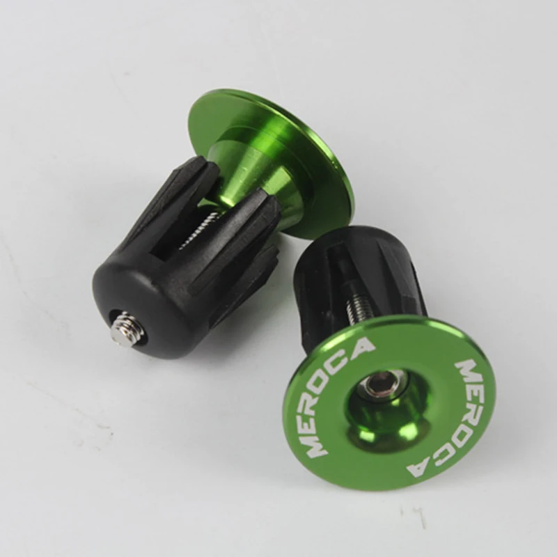1Pair Bike Handlebar Cap Bicycle accessories Aluminum Alloy Bike Handlebar End Lock-On Plugs Bar plug Caps Covers Bicycle Parts